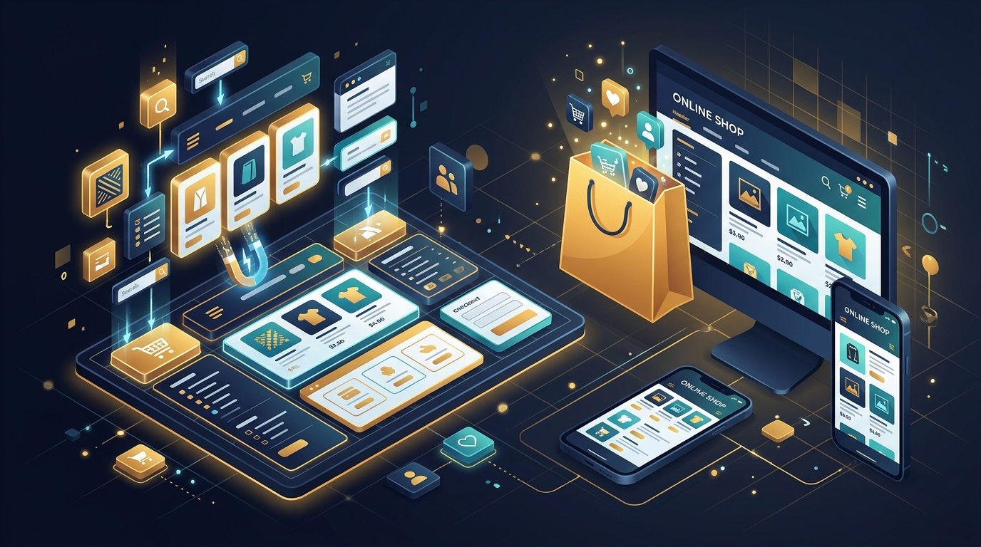 مراحل ساخت فروشگاه اینترنتی بدون کدنویسی در لکساکد